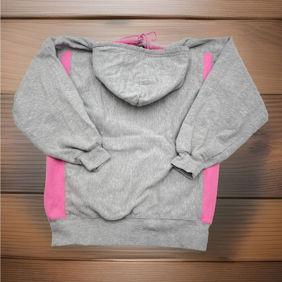 Kansas State Wildcats Hoodie Women’s L Gray Pink‎ Sweatshirt - Picture 2 of 6